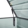 AXI Miles Gartenbox aus Metall in Anthrazit 1000 Outdoor Kissenbox für den Garten mit Boden und Schloss | Grau | Metall | 185 cm Bild 5