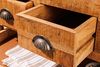 riess-ambiente Servierwagen BODEGA 86cm natur / schwarz, (Einzelartikel, 1 St), Küche · Massivholz · mit Weinregal · Barschrank Bild 4