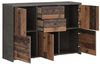Kommode >Burg< in Betonoptik Dunkelgrau - 114.1x77.5x29.6cm (BxHxT) Bild 3