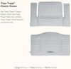 Stokke Sitzkissen für 'Tripp Trapp' Hochstuhl, nordic blue Bild 3