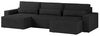 MOEBLO Wohnlandschaft DENVER U MINI, aus Cord, Couch Cord für Wohnzimmer Schlafsofa Sofagarnitur Sofa Eckcouch U-Form Cordstoff, Eckcouch Wohnlandschaft Sofa mit Ottomane Eckgarnitur Polsterecke, mit Schlaffunktion und Bettkasten Bild 4