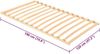 vidaXL Lattenrost Braun 120 x 190 cm Massives Buchenholz 42015280 Bild 2