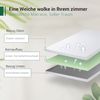 EGO HOME Matratzentopper 180x200 cm, 9cm Höhe Matratzen Topper Härtegrad H3 mit Schaumstoff, Öko-TEX und CertiPUR Zertifiziert, 180x200 cm Matratzenauflage für Boxspringbett Schlafsofa Bild 2