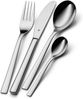 WMF Palermo Besteckset, 6 Personen, 24-teilig, Monobloc-Messer, Cromargan Edelstahl poliert, glänzend, spülmaschinengeeignet Bild 3