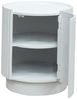 Beistelltisch Rill mit Tür 49xØ40cm Weiß [en. casa] Bild 5