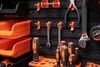 BLACK+DECKER Werkzeugwand mit Ablagefächern und Aufhängern - 98 x 23 x 43 cm - 43 Teile - Lagersystem Wandregal Bild 5