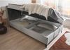 CORNWILL Boxbett 120x200, Grau - Modernes Einzelbett mit Bettkasten - 121 x 102 x 210 cm (B/H/T) Bild 5