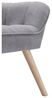 Vente-unique - CASERTA Sessel Stoff Grau - B 73 cm x H 77 cm x L 82 cm Bild 5