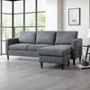 Julian Bowen Marant Ecksofa, Grau Bild 4