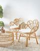 Pfauenstühle 2er Set FLORENTINE II Rattan Natürlich Bild 2