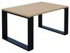 AKKE Außergewöhnlicher Couchtisch Beistelltisch für Wohnzimmer | Kaffee Tee Wohnzimmertisch Tisch | Coffee Table | Zimmer Schlafzimmer Möbel | Deko Modern Eiche Hell 60 x 40 x 55 Bild 3