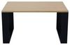 AKKE Außergewöhnlicher Couchtisch Beistelltisch für Wohnzimmer | Kaffee Tee Wohnzimmertisch Tisch | Coffee Table | Zimmer Schlafzimmer Möbel | Deko Modern Eiche Hell 60 x 40 x 55 Bild 5