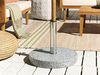 Beliani 'CEGGIA' Schirmfuss, Rund, Grau Bild 2