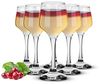 6 klare Schnapsgläser mit Füß Likörgläser Aperitif Shots Stamper Tequilagläser Obstlerglas Bild 2