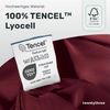 twenty:three® Bettwäsche Lyocell Bettwäsche Biking Red, Lyocell, Atmungsaktiv, Ultraweich, 100% TENCEL™ Lyocell, Nachhaltig Bild 2