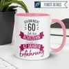 Momentals Tasse 60 Geburtstag Frau – „Nicht 60 – Ich hab Erfahrung“ – Geschenk Frauen, Gratis Versand · Links-&Rechtshänder · Spülmaschinenfest Bild 5