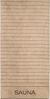 CAWÖ Saunatuch - C Balance, 80x200 cm, Walkfrottier, Baumwolle, Streifen Sand Bild 3