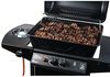 Activa Lavastein Gasgrill, Edelstahl Schwarz, 99 x 49 x 92 cm Bild 3