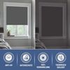 Verdunklungsrollo Klemmfix Rollo ohne Bohren Dunkelgrau B100 x H160cm-Stoffbreite 95cm Fenster Verdunkelung Jalousie Jalousien Sonnenschutz Fenster innen ohne Bohren Bild 4
