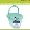 Premium Windeleimer aquamarin mit Deckel und Tragegriff Bild 5