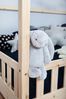 Kinderbett Hausbett \"Kay\" 140x200 Kiefer massiv Natur Bild 5