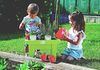 Kinder-Hochbeet mit Gartenwerkzeug Frühbeet Pflanzkasten Kräuterbeet Gemüsebeet Bild 2