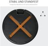 Outsunny Sonnenschirmständer bis 40 kg befüllbar Rund Schirmständer Schirmhalter, Schirmgewicht, Ständer für Sonnenschirm 38/48mm Rohrdurchmesser, für Balkon, Terasse, Garten, Schwarz Bild 5