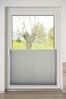 K-home Klemmfix-Plissee, Elba Bedruckt Grau, 30x130 cm (B x L) Modern, 400999-40 Bild 4