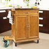SoBuy FKW13-N Küchenwagen aus hochwertigem Bambus mit Edelstahltop Küchenschrank Kücheninsel BHT ca. : 66 x 90 x 46 cm Bild 2