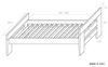 Einzelbett/GästebettEasy Premium Line K2 inkl. 2 Schubladen und 2 Abdeckblenden, 90x200 cm Buche Vollholz massiv Natur Bild 2
