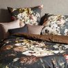 Fleuresse Mako-Satin Bettwäsche 155x220 Blüten Rosen grau braun Wende 114295-07 Bild 3
