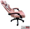 HTI-Living Schreibtischstuhl Schreibtischstuhl Krit Pink-Weiß (Stück, 1 St), höhenverstellbarer Drehstuhl Bild 4