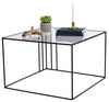 Dmora Couchtisch Doradus 55 x 55 x 36h cm Schwarz Quadratisch Bild 3