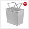 Hailo Einbaumülleimer Hailo Inneneimer 1093479 hellgrau 18 Liter 320 x 226 x 295 mm 2 Henkel Bild 4