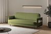 MOEBLO Schlafsofa POUCH, – Sofa Couch für Wohnzimmer elegantes Polstersofa 3-Sitzer-Sofa mit Bettfunktion, Wohnzimmermöbel und Schlaffunktion, (BxHxT): 221x87x84 cm Bild 4