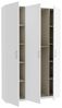 Drehtürenschrank >HOME NOOK< 9 Böden, 2 Stangen, Weiss - 133,2x210,5x42cm (BxHxT) Bild 4