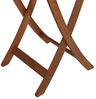 Klapptisch Holztisch rund 65 cm aus Eukalyptusholz Bild 3