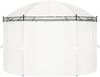 vidaXL Gartenpavillon Cremeweiß 530x350x265 cm 42138 Bild 4