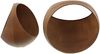2x Pflanzer "Kugel" aus Metall in Rost Optik, Pflanzschale, Blumentopf, Pflanzgefäß, Gartendeko für Draußen Bild 4