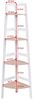 COSTWAY Eckregal Badregal Standregal Wandregal Regal Buecherregal Aktenregal Holzregal Dekoregal 4 Ebene Bild 3