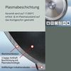 Genius Bratpfanne Cerafit Plasma Schmorpfann 26 cm mit Glasdeckel, Aluminium, Edelstahl, Bakelit (1 Pfanne 3,2 L), Antihaft-Beschichtung mit abnehmbarem Griff Bild 4