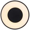 JUST LIGHT LED Deckenleuchte TANIKA, Ø 16 cm, 1-flammig, Schwarz, Kunststoff, Dimmfunktion, Memoryfunktion, LED Deckenlampe Bild 4