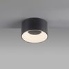 JUST LIGHT LED Deckenleuchte TANIKA, Ø 16 cm, 1-flammig, Schwarz, Kunststoff, Dimmfunktion, Memoryfunktion, LED Deckenlampe Bild 3