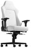 noblechairs Hero Gaming Stuhl - Bürostuhl Weiß Inklusive Kissen - Gaming Sessel High-Tech Kunstleder - Ergonomischer Stuhl - White Edition Bild 5