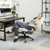 Vinsetto Schreibtischstuhl Bürostuhl mit Vibrationsmassage, Heiz-, Liegefunktion (Massagesessel, 1 St), für Wohnbereich, Weiß Bild 2
