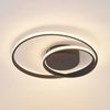 Lindby Deckenleuchten Emisua, LED, Metall, Schwarz Farbwechsel warmweiß / tageslicht IP20 mit Fernbedienung, LED 21,6 W gesamt, Farbwechsel warmweiß / tageslicht Bild 2