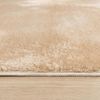 Paco Home Teppich Wohnzimmer Schlafzimmer Kurzflor Waschbar Einfarbiges Muster Flauschig Weich rutschfest Moderne Deko, Grösse:140x200 cm, Farbe:Dunkel-Beige Bild 2