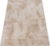 Paco Home Teppich Wohnzimmer Schlafzimmer Kurzflor Waschbar Einfarbiges Muster Flauschig Weich rutschfest Moderne Deko, Grösse:140x200 cm, Farbe:Dunkel-Beige Bild 5