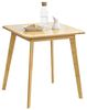 Esstisch Närpes für 2 Personen Bambus 75x70x70 cm [en. casa] Bild 2