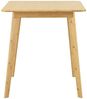 Esstisch Närpes für 2 Personen Bambus 75x70x70 cm [en. casa] Bild 5
